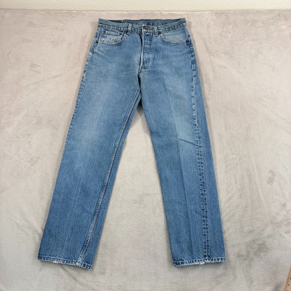 Vintage 80s Levis 501 Jeans Mens 32x31 (Tag 34x32) Blue Made in USA El Paso 532
